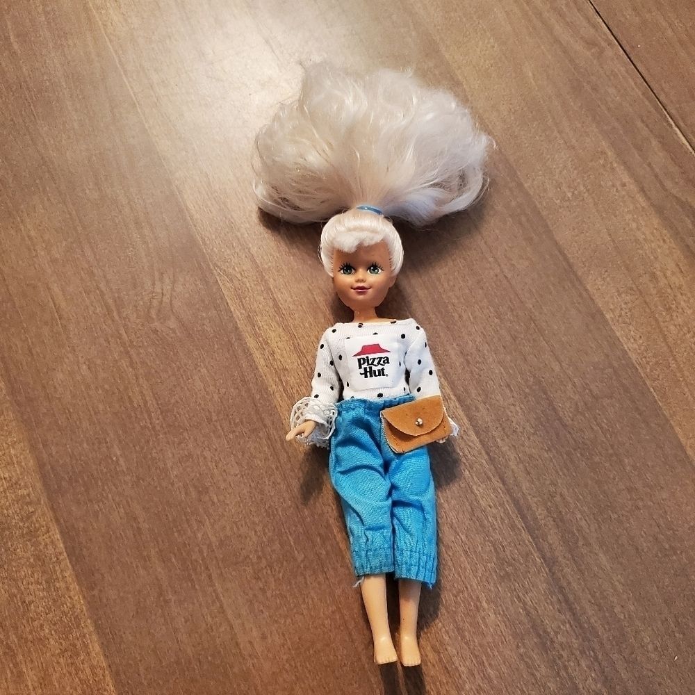 Vintage Kid Kore Doll 5" With Pizze Hut Top